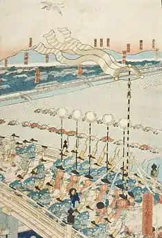 Lord Yoritomo Traveling to Kyoto (3), 1862