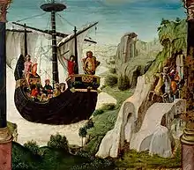Image 54The Argo (c. 1500 – 1530), painting by Lorenzo Costa (from List of mythological objects)