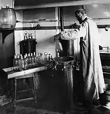 Image 18Louis Pasteur experimenting on bacteria, c. 1870 (from History of medicine)