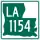 Louisiana Highway 1154 marker