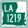 Louisiana Highway 1219 marker
