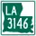 Louisiana Highway 3146 marker