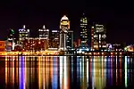 Louisville at night
