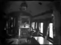 Lounge area inside the royal train carriage, 1901
