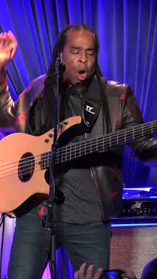 Wimbish performing in New York City in 2016