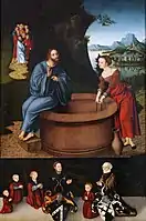 Christ and the Samaritan Woman, by Lucas Cranach the Elder