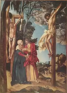 The Crucifixion of Christ by Lucas Cranach the Elder