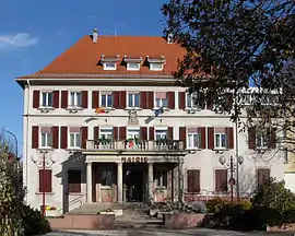 The town hall in Lutterbach