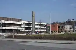 View of the government building for Lyngdal municipality