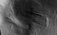 Lyot Crater Gullies, as seen by HiRISE.