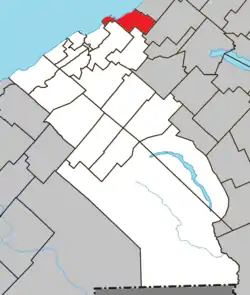 Location within La Mitis RCM