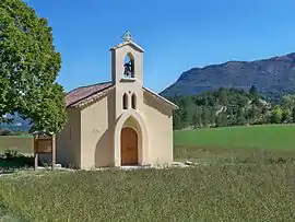 The church of Sainte Bernadette, in Mévouillon