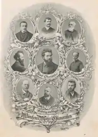 Münchener Maler-Humoristen illustrators 1890