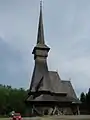 Săpânța Peri monastery church, the tallest wooden church in the world