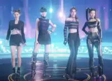 Mave: in the MV for their debut single "Pandora". From left to right: Marty, Zena, Siu, Tyra
