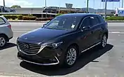 Mazda CX-9 .mw-parser-output .hatnote{font-style:italic}.mw-parser-output div.hatnote{padding-left:1.6em;margin-bottom:0.5em}.mw-parser-output .hatnote i{font-style:normal}.mw-parser-output .hatnote+link+.hatnote{margin-top:-0.5em}Main article: Mazda CX-9