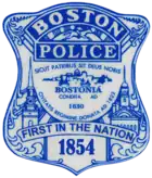 Badge of Boston Police Department