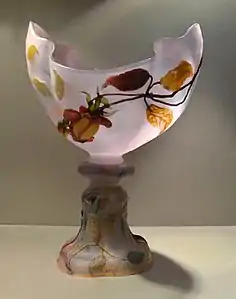 Rose de France cup by Émile Gallé (1901)