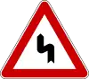Double curve, first at left