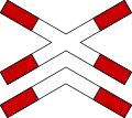 Multiple track level crossing