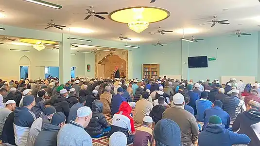 Prayer hall during Jumu'ah
