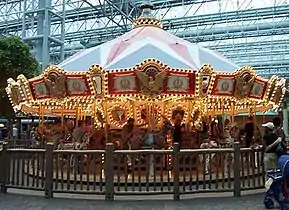 Carousel at Nickelodeon Universe/Camp Snoopy at the Mall of America in Bloomington, Minnesota