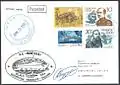 Russia 1992, ship cover posted from high seas aboard the M.S. Odessa, showing paquebot and vessel postmark.