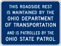 This Roadside Rest Area is Maintained by Ohio... (D5-H18)