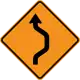 Double reverse curve
