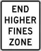 End double/higher fines