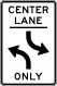 Concurrent (center) Left Turn Lane (ground)
