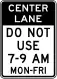 Center lane control (time)
