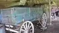 Wagon in blacksmith shop at Germantown Museum