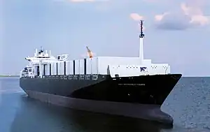 MV Maj. Bernard F. Fisher (T-AK-4396), a LTC Calvin P. Titus-class container ship