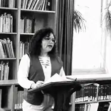 M Miriam Herrera at Russell Sage College, Troy NY, April 2012