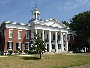 Noxubee County courthouse in Macon