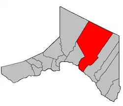 Location within Madawaska County.