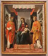 Pala della Mercanzia by Vincenzo Foppa. c. 1490