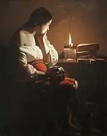 Georges de La Tour, Magdalene with the Smoking Flame, c. 1640, Los Angeles County Museum of Art