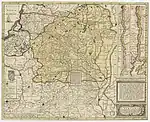 Map of Belarus, from 1711
