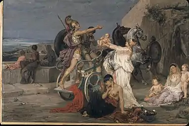 The Departure of Hektor, Princeton University Art Museum