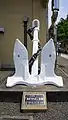 JDS Amatsukaze’s anchor on display at JMSDF Naval Base Maizuru.