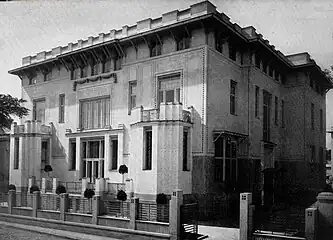 Vienna Secession - Bazil Assan House (Strada Scaune no. 21-23, currently Strada Tudor Arghezi), Bucharest, by Marcel Kammerer, 1902-1911, demolished in the late 1950s or the 1960s to make space for the National Theatre Bucharest