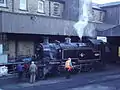 41241 Being checked over at Haworth shed in Oct 2012