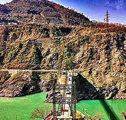 View of Maitra, near Ramban town in Ramban district, Jammu and Kashmir, India