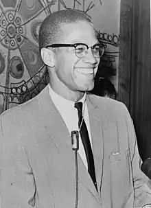 Photograph of Malcolm X