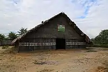 A maloca, typical of the indigenous peoples of the Amazon Rainforest.