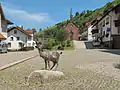 Mambach, goat with chapel (die Maria Frieden Kapelle)