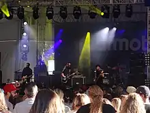 Mammoth WVH performing at the 2021 Shaky Knees Music Festival