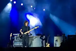 Calleros performing in 2012